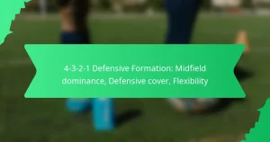 4-3-2-1 Defensive Formation: Midfield dominance, Defensive cover, Flexibility